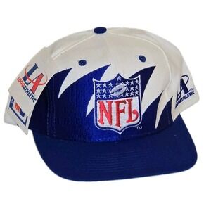 NWT VTG 90s NFL Logo Athletic Sharktooth Hat Shield Snapback Pro Line Sideline